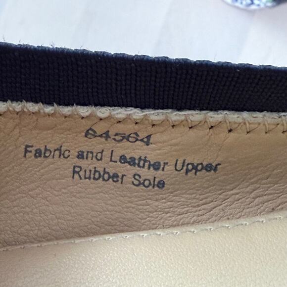 J.Crew Liberty Floral Ballet Flat Fabric and Patent Leather Upper Navy Blue, 7.5 - Picture 9 of 9